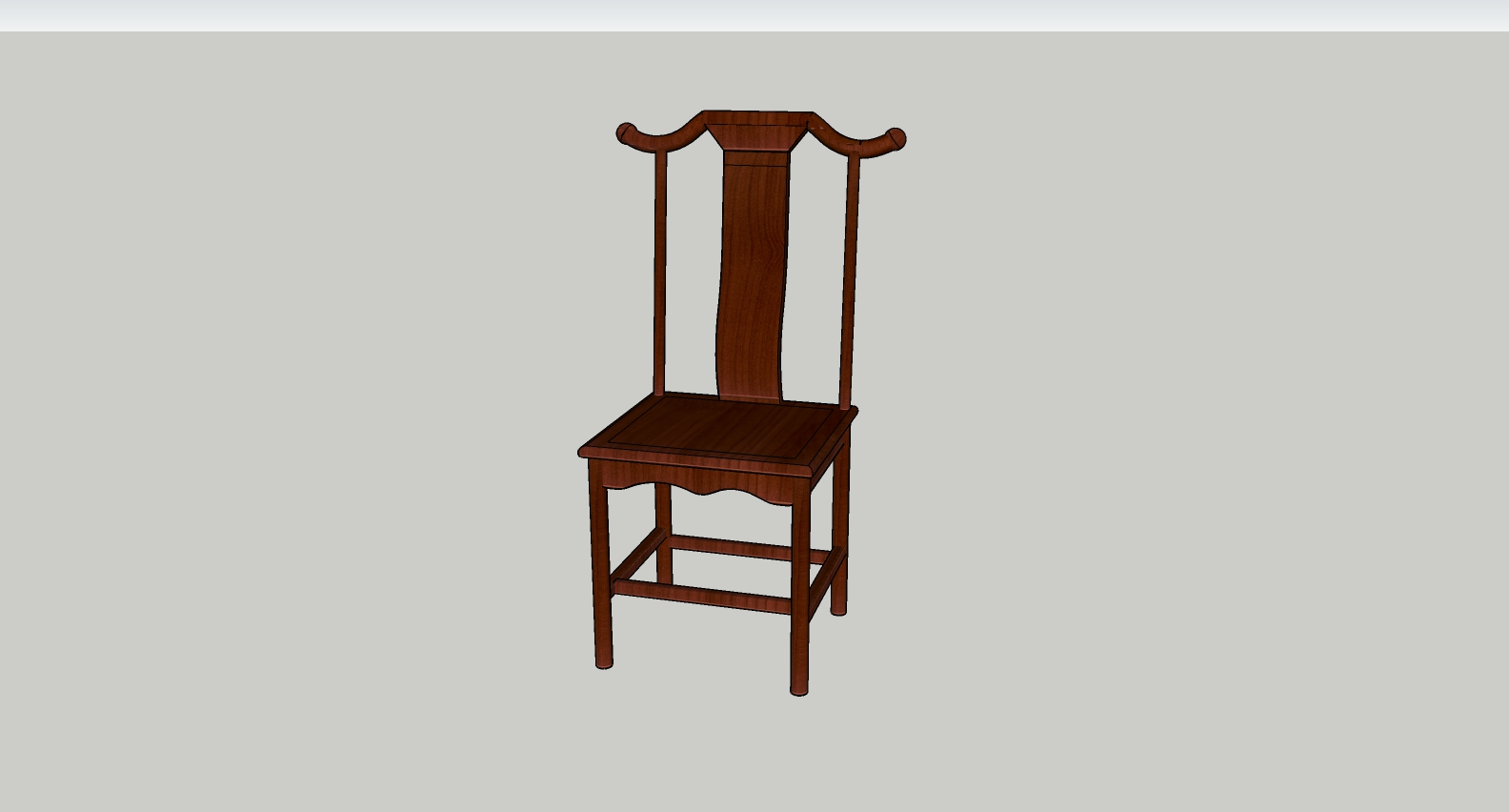 中式牛角椅  椅子  实木椅