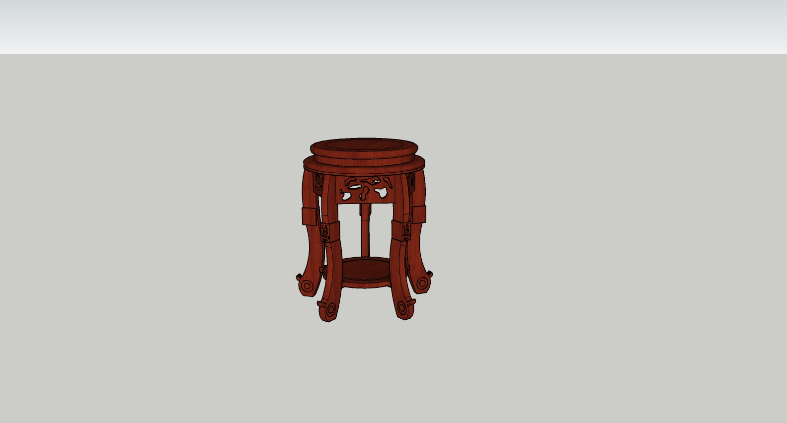 中式圆凳  凳子   实木小凳