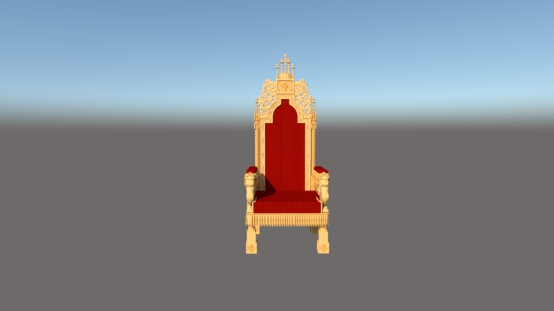 欧式贵族会客厅座椅 王座 宝座