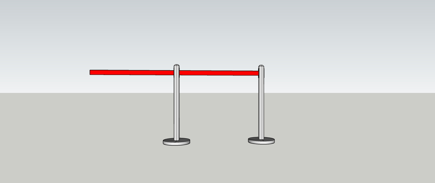 一米线栏杆安全隔离带伸缩带警戒线拉手护围栏礼宾杆柱