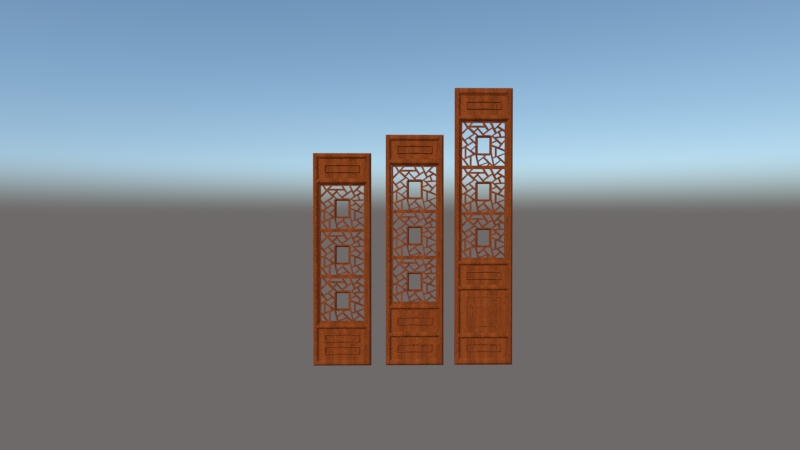 中式复古门窗   木质门窗