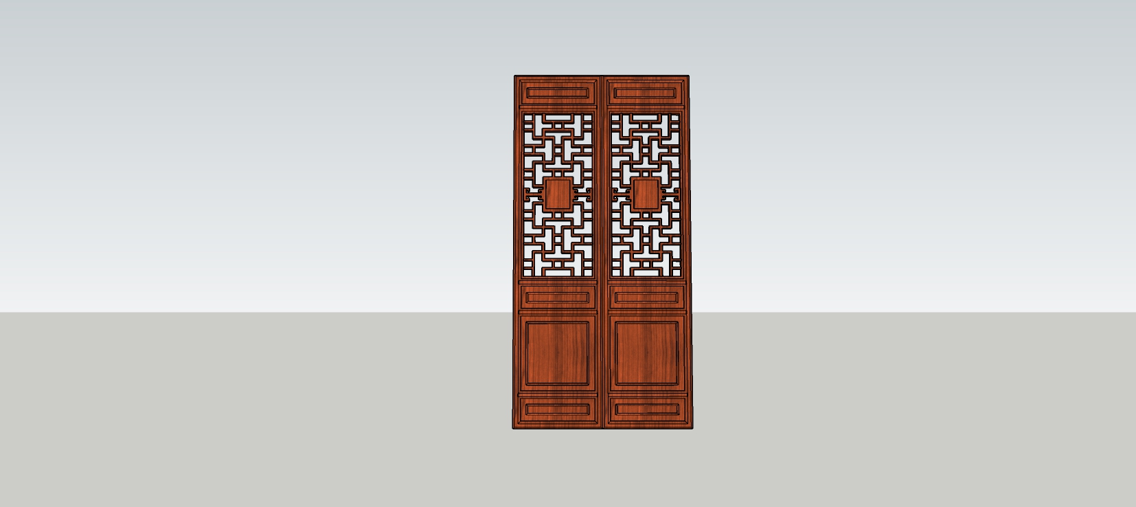 中式复古门窗    木质门窗