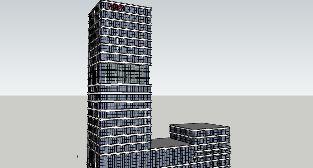 摩天大楼  商务楼   写字楼   高楼大厦   现代建筑模型