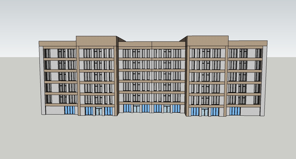 现在建筑模型  办公楼   公寓  宿舍     楼房    工厂建筑