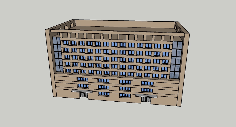 现在建筑模型       办公楼   宿舍  公寓   工厂建筑