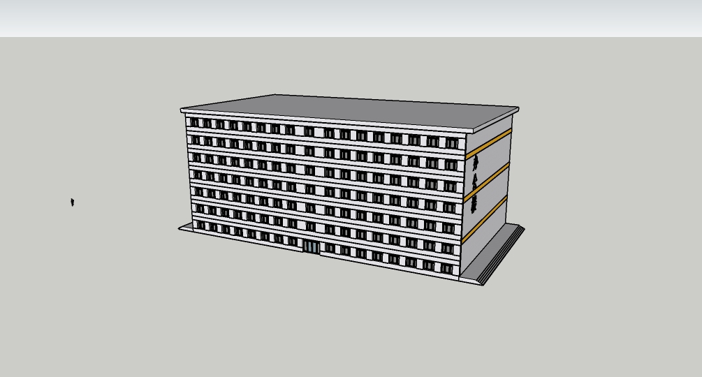 现在建筑模型  办公楼   公寓  宿舍     楼房   学校教学楼