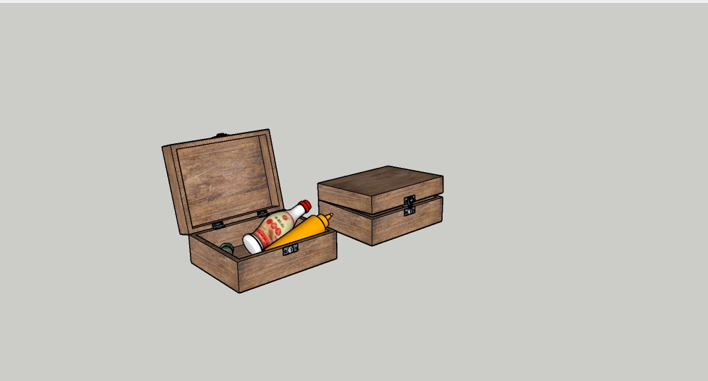 木箱  木盒   收纳箱   调料瓶  酒瓶