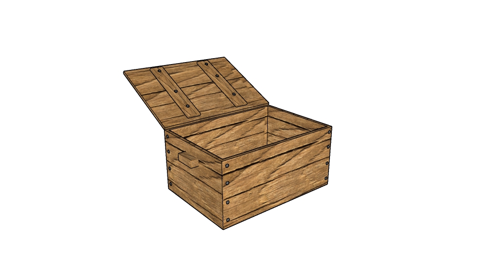木箱   旧箱子   储物箱