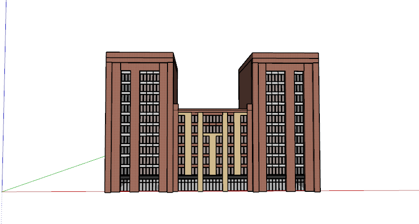 现代建筑模型   楼房   商业楼    写字楼