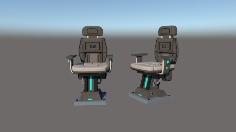 科幻椅子  未来高科技多功能椅
