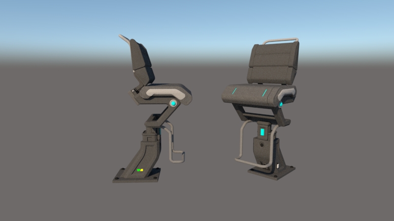 科幻椅子   未来多功能科幻椅