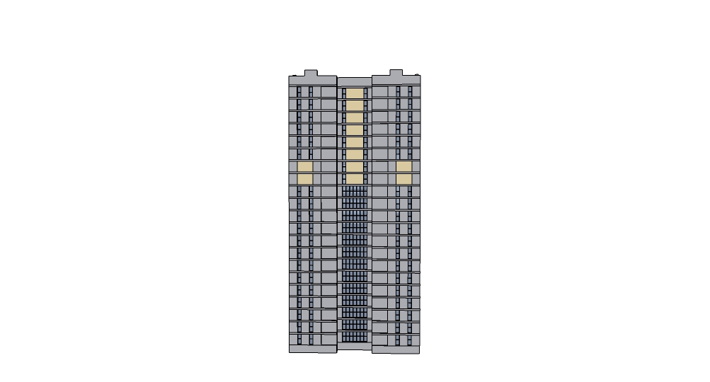 现代建筑模型    商业楼  写字楼