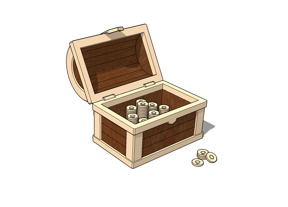 游戏金币奖励大宝箱